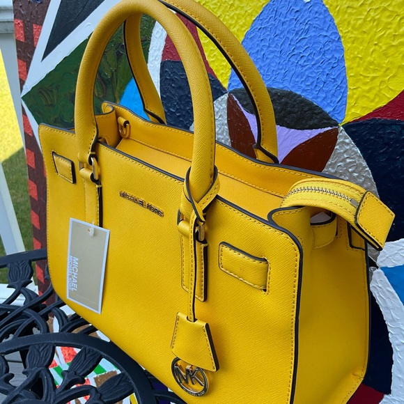 Michael Michael Kors Dillon Leather Satchel - Picture 6 of 10